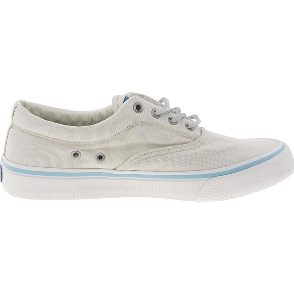 Sperry Mens Striper II Beige Lace-Up  Boat Shoes Size  7 New With Box - Picture 1 of 8